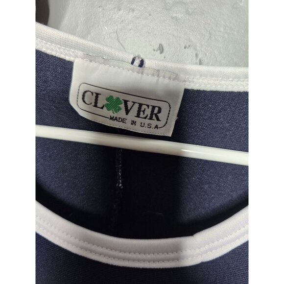 Vintage 90s American Red White Blue Mini Dress Sporty Athletic - Picture 3 of 10